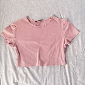 Pink Crop Top